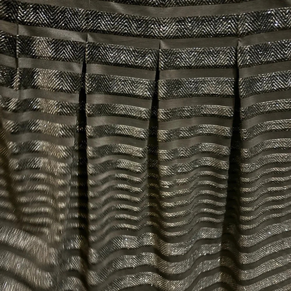 Tommy Hilfiger velvet shadow stripe fit & flare dress size 8 - Picture 3 of 4